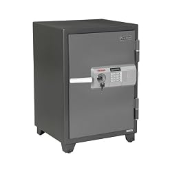 First Alert 2190DF 2 Hour Steel Fire Safe with Digital Lock, 2.0 Cubic Feet, Gray