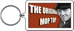 The Three Stooges The Original Mop Top Lucite Key Chain