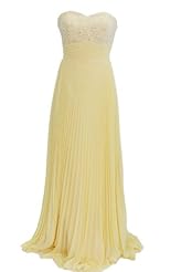 Floor Length Beaded Evening Dress/Bridesmaid Dress/Prom Dress 