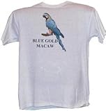 BLUE AND GOLD MACAW - Zoo-series - White T-shirt