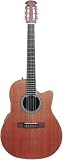 Ovation CC059 Celebrity Classical Super-Shallow Acoustic-Electric Guitar - Natural Cedar