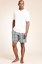 Pure Cotton Checked Short Pyjamas