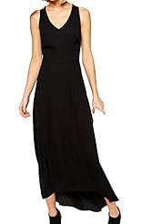 Polyester/Spandex Checkered Print Ankle Length Spring Summer Winter Sleeveless Party Dress 