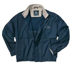 Men's Casual Legacy Microfiber Jacket, Navy/Stone
