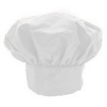 Child's Adjustable White Twill Chef's Hat