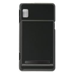 Motorola Droid 2 A955 Crystal Rubberized Case - Black