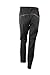 SANTIC Cycling Fleece Thermal Wind Pants Winter Pants Tights-James Black