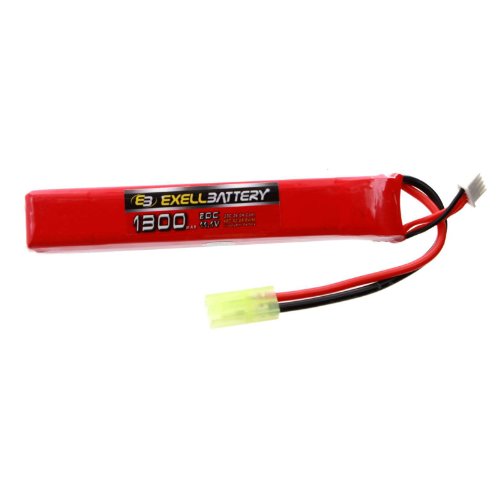 Exell Replacement Battery for Airsoft LiPO Short Stick Replaces Tenergy 31268