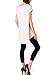 82 Days Women'S Rayon Span High & Low Sleeveless Tunic - Solid