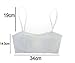 BeOne Celebrity Sexy Women Bralette Cage Caged Back Cut Out Padded Bra Bralet Crop Top (White)