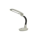 EasyEye Energy Saving Elongated Desk Lamp, Gray