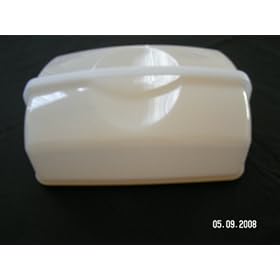 Tupperware Rectangular Cake Taker with Yellow Base by Tupperware