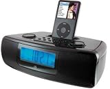GPX CI3807B - Clock radio with iPod cradle - black
