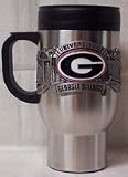 Georgia Bulldogs NCAA Pewter Stainless Steel Travel Mug