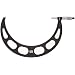 Starrett 436 Series Outside Micrometer, Ratchet Stop, Lock Nut, Carbide Faces, Inch