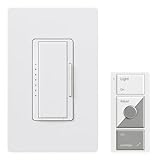 Lutron MRF2-600MTHW-WH Maestro Wireless 600-Watt Multi-Location Dimmer with Controller and Wallplat