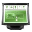 Planar PT1915MU 19-Inch SAW Touch Screen Analog/DVI-D LCD Monitor with USB Driver and 5-90 degrees Tilt (Black)