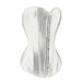 Corset Buy Simple White Satin Overbust Corset 