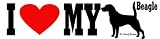 Bumper Sticker: I Love My Beagle