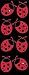BLING STICKERS-LADY BUGS