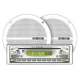 DUAL MX-CP45 120-Watt Marine CD Receiver and 6 1/2 Speakers