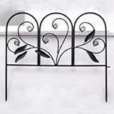 MINTCRAFT W52361 DECORATIVE LEAF GARDEN FENCE