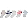 Girls Dressy Socks with Color Trim