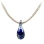 Blue Grass Mushroom - Hemp Necklace
