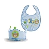 Gund My First Birthday Bib and Crown Gift Set by Gund