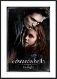 Twilight - Edward and Bella by unknown 24.00X36.00 Framed with Black Metal Frame