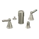 Moen TS5285BN Rothbury Two-Handle Bidet Faucet without Valve, Brushed Nickel