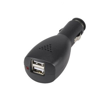 Buy Ex-Pro DUAL iPod Black 12v In-Car in Car Charger Charge - Connect your USB Cable to your card Cigarette adapter - for Ipod, MP3, MP4 Players, Sat Nav Systems, Digital Camera using 5v Charge / Power on the move simply connect your USB charge cable to this unit and plug it into your car. (2 Output) Promo Offer