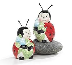 Lady Bug Salt and Pepper Shakers