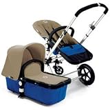 Bugaboo Cameleon Complete Stroller, Base Color: Bright Blue ,Color: Sand