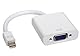 Mini DisplayPort to VGA Adapter for MacBook, MacBook Pro, and MacBook Air Apple Laptop Computer with Mini DisplayPort Connection