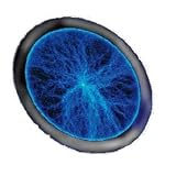 Kitchen & Housewares : 8 Inch Blue Plasma Plate Sound and touch responsive