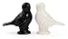 Ceramic Sparrow Salt & Pepper Shakers, Set of 2