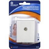 Flush Mounted Wall Jack, White
