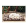Simple Solution Self-Warming Thermal Cat Cushion, 19 Inch by 23 Inch, Leopard Print, Beige