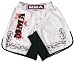 MMA Board Shorts in Soft Fabric White Size 2XS