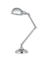 Home Improvement: Cal Lighting BO-2328TB-CH Apogee Metal Desk Lamp, 60-watt, Chrome - Cal Lighting