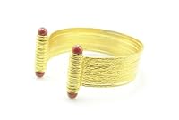 Red Stones Hand Made Glamorous Bracelet