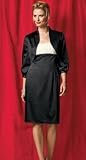 ELEGANT BEAD TRIMMED JACKET DRESS