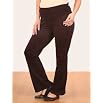 Motherhood Maternity: Fold Over Belly Jersey Knit Ruched Maternity Yoga Pants