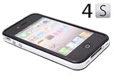 White and Black Premium Bumper Case for Apple iPhone 4S / 4 - (AT&T, Verizon, Sprint)