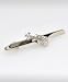 Violin metal plated Tiebar with Free Striped reusable gift box