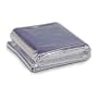 Mylar Foil Rescue Blanket, 52"x84"- 1 Pack of 10