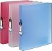 Bantex Snap A4 clear two ring binder made from durable translucent material, EACH