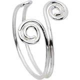 Handcrafted Sterling Silver Swirl Toe Ring
