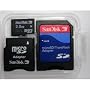 SanDisk 2GB MicroSD Card with SD & MiniSD Adapters (SDSDQ-2048, BULK package)